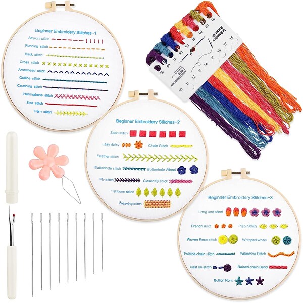 Embroidery Practice Kits Etsy