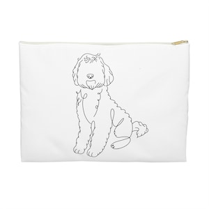 Dog Lover&#39;s Accessory Pouch - Cute Pet Organizer, Animal Lover Gift, Personalized Dog Design, Gift for Pet Owners, Travel Storage Bag