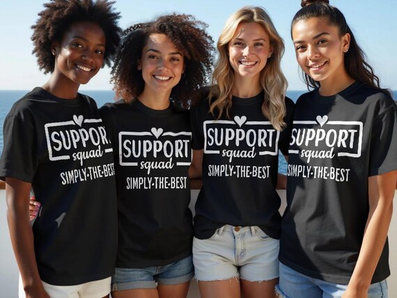 Support Squad Shirt, Customer Support Tees, School Staff Shirts, IT Group Crew T-Shirt