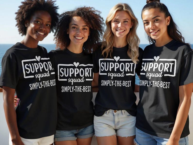 Support Squad Shirt, Customer Support Tees, School Support Staff, IT Support Group Shirts, Support Crew T-Shirt, Support Teacher Gift Idea