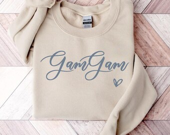 Gam Gam Shirt, Gift for Gam Gam Birthday, Gamgam Christmas, Gammy Tshirt, Gam Gam Sweatshirt