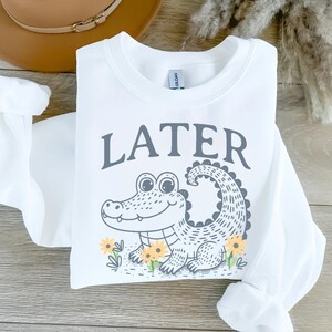 Later Alligator Shirt, Funny Shirts for Women, Retro Women's Shirts, Later Gator Tshirt, Alligator Shirts Funny Animal Shirt Fun Tshirts