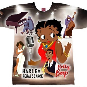 The Real Black Betty Boop Harlem Renaissance T Shirt #EstherJones Jazz Singer Black History T-Shirts  #BlackBettyBoop Women History Makers