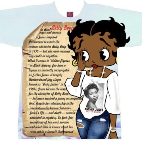 The Real Black Betty Boop- #EstherJonesTShirts, Living My Best Life,  Vacation Tee Shirts, Women History Makers #TheRealBlackBettyBoop