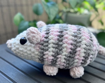 Crochet Possum Plushie: Handmade Opossum