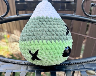 Zombie Candy Corn Plushie: Spooky Halloween Crochet