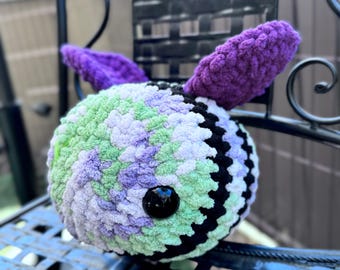 Zom-Bee Plushie: Handmade Halloween Crochet Bee