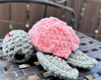 Zombie Sea Turtle Plushie: Spooky Halloween Crochet