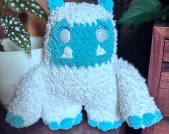 Crochet Yeti Plushie: Handmade Crochet Monster