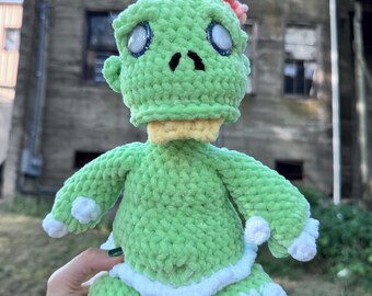 Zombie Baby Plushie: Gothic Halloween Decor