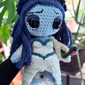 Corpse Bride Inspired Doll, Tim Burton, Emily Doll, Corpse Bride