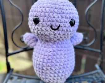 Crochet Ghost Plushie: Handmade Yarn Halloween Decor