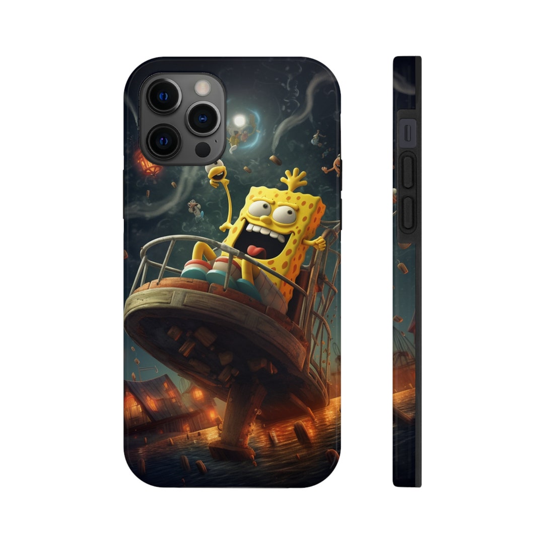 SPONGEBOBMIDJOURNEY PC 04 Spongebob Case Etsy