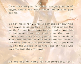The 10 Commandments WallArt