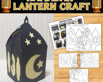 Modèles de lanternes de l'Aïd el-Fitr et du Ramadan faites main | Décoration de l'Aïd el-Fitr !