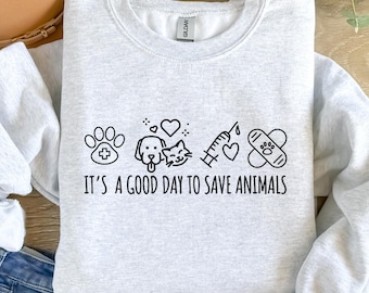 Veterinarian Sweatshirt, Veterinary Medicine Sweater, Funny Vet Tech Gift, Cute Veterinary Technician Crewneck, Vet Student Graduation Gift