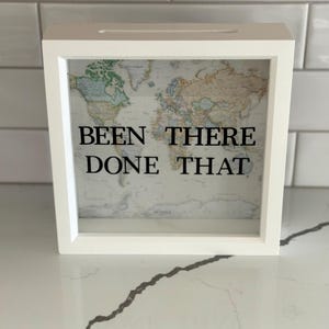 Been There Done That Shadow Box – Travel & Memory Keepsake Display