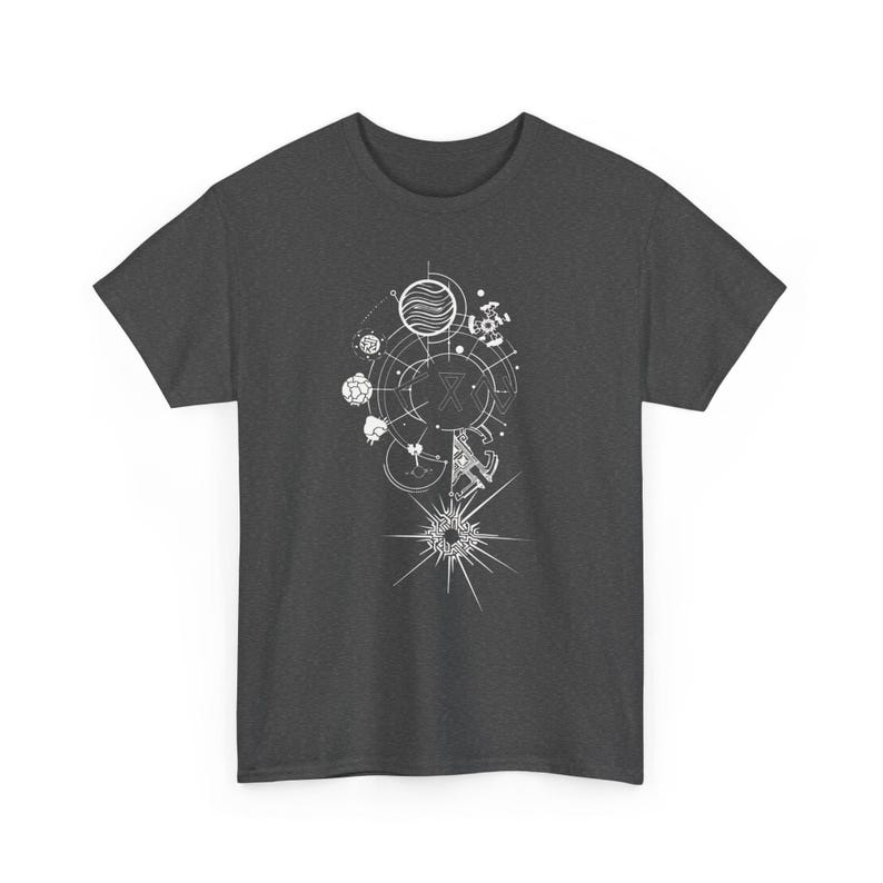 Outer Wilds Gaming-tröja, Indie Space Exploration Video Game-t-shirt, Retro Sci-Fi-grafik-tröja, Kosmisk Äventyrs-Gamer-gåva Unisex-tröja bild 14