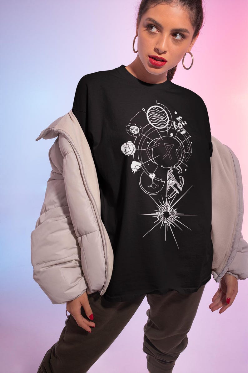 Outer Wilds Gaming-tröja, Indie Space Exploration Video Game-t-shirt, Retro Sci-Fi-grafik-tröja, Kosmisk Äventyrs-Gamer-gåva Unisex-tröja bild 6