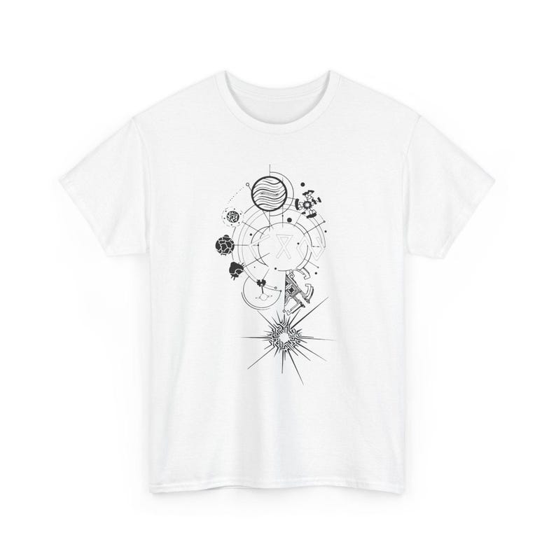 Outer Wilds Gaming-tröja, Indie Space Exploration Video Game-t-shirt, Retro Sci-Fi-grafik-tröja, Kosmisk Äventyrs-Gamer-gåva Unisex-tröja bild 11