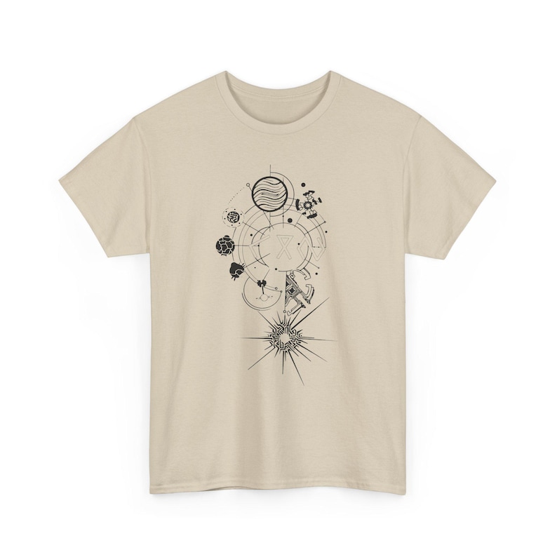 Outer Wilds Gaming-tröja, Indie Space Exploration Video Game-t-shirt, Retro Sci-Fi-grafik-tröja, Kosmisk Äventyrs-Gamer-gåva Unisex-tröja bild 12