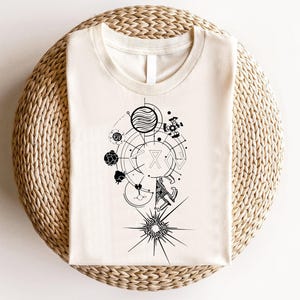 Outer Wilds Gaming-tröja, Indie Space Exploration Video Game-t-shirt, Retro Sci-Fi-grafik-tröja, Kosmisk Äventyrs-Gamer-gåva Unisex-tröja bild 9