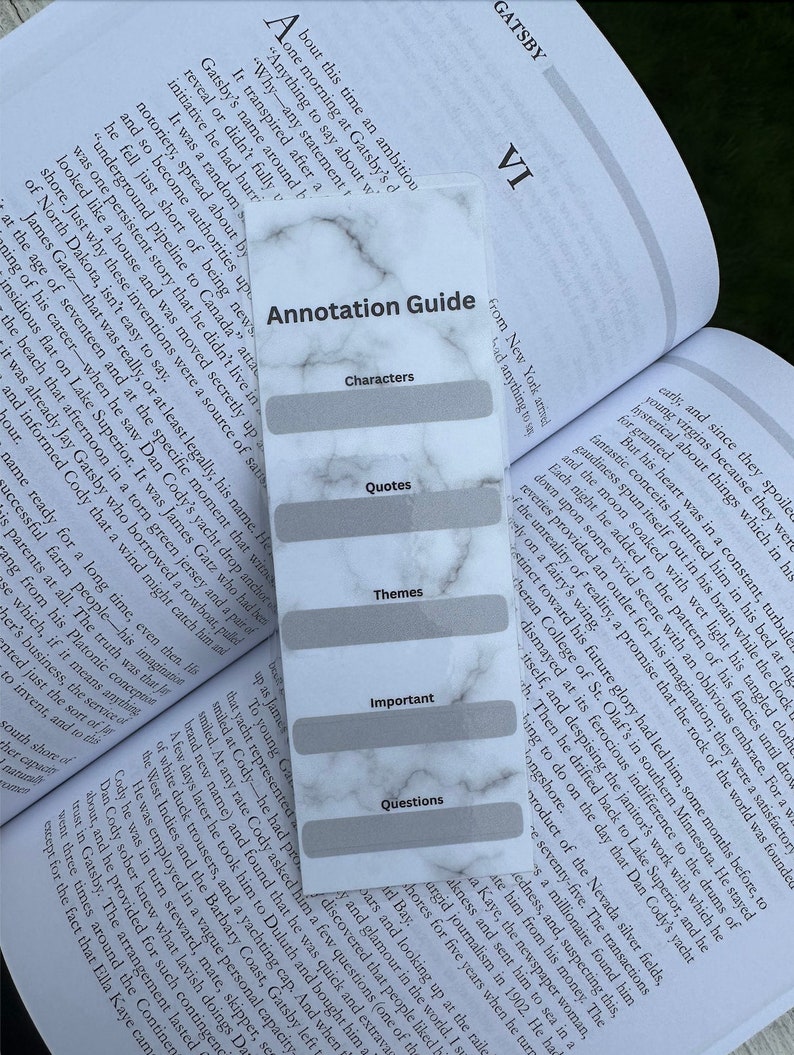 Annotation Bookmark |annotation Guide | Classic Book Reader | Reading ...
