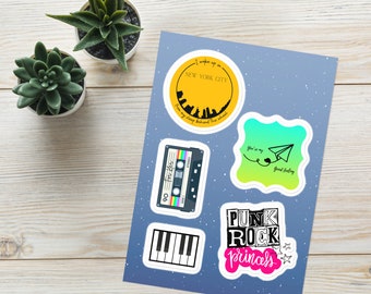 Some Corporate Jacks Mannequin Andrew McMahon in the Wilderness Sticker Sheet | Andrew McMahon inspirierte Sticker