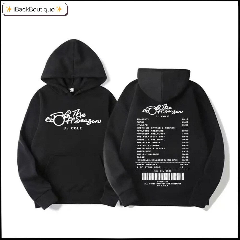 Metroz Style J Cole Hoodie , Off-Season Hoodie , Rap Hoodie , Graphic Hoodie , Hip Hop Hoodie , Streetwear Hoodie , Unisex Hoodie