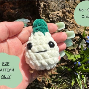 No - Sew Crochet Onion Pattern! PDF PATTERN! | Beginner Friendly Crochet Pattern