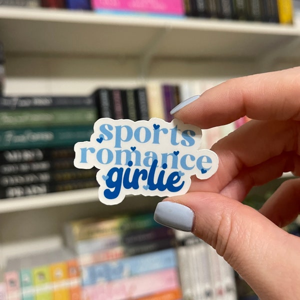 Sports Romance Girlie | Kindle Sticker | Bookish Sticker | Book Merch | E-Reader | Laptop Sticker | Laptop Sticker