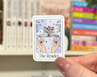 The Reader | Waterproof Kindle Sticker | E-Reader Sticker | Book Merch | Laptop Sticker | Bookish Gift | Book Lover