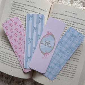Hello Book Lover Laminated Bookmark | Handmade Bookmark | Book Club Bookmark | Bookish Gift