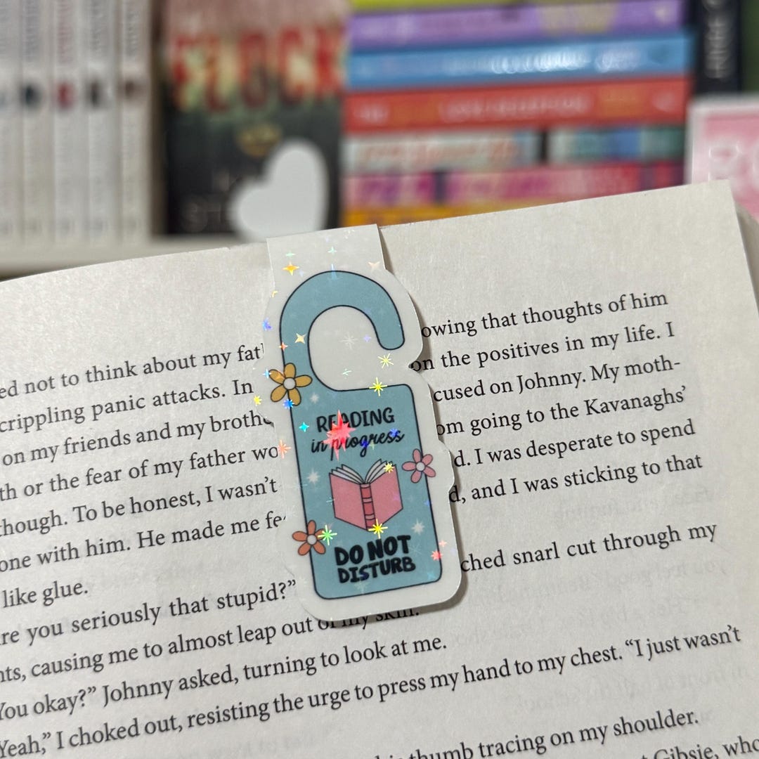 Reading in Progress | Holographic Magnetic Bookmark | Book Club ...