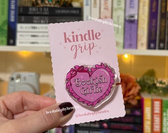 Bookish Girlie Kindle Grip | Kindle Holder | Phone Holder | Kindle Accessories | Bookish Gift