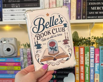Belle's Book Club Kindle Insert | Kindle Paperwhite | Kindle Basic | Cute Kindle Insert | Colorful Kindle Insert