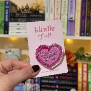 Bookish Girlie Kindle Grip: Acrylic Phone & Tablet Holder