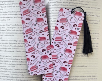 Dark Romance Laminated Bookmark | Handmade Bookmark | Book Club Bookmark | Bookish Gift