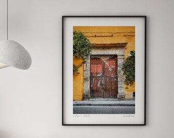 Colonial Town – Limited Edition Photography Print (Framed or Unframed) - Architecture Cartagena Colombia Latin American Art Neziak CC