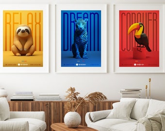 Nuestra Fauna Colombiana – Limited Edition Print Series Colombia - Relax, Dream & Conquer Colombian Music and Animals Unique Home
