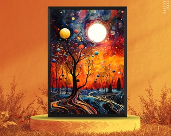 Crepúsculo - A Limited Edition Numbered & Certified Portrait Art Print by Colombian Artist Kata Angel - Flora Exclusive to neziak.co DMT Art