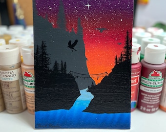 Original Hand Painted Acrylic Canvas