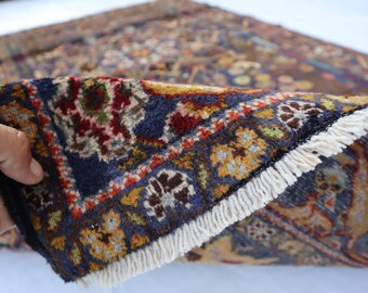 4x6アンティークラグ、ハンドノットウールラグ、アフガニスタン