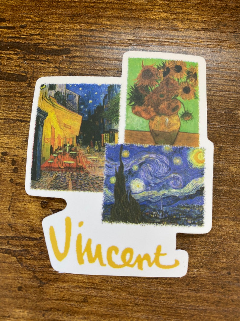 Van Gogh Stickers, Vincent Van Gogh, Famous Painting Stickers, Journal ...