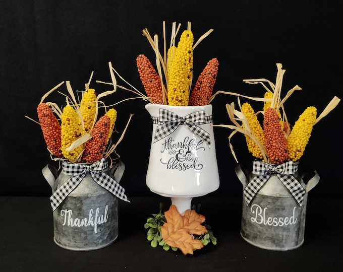 Fall Tier Tray mini floral