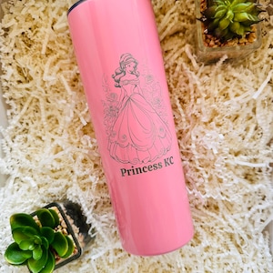 Cartoon and superhero character Laser Engraved Personalized tumbler, Stainless Steel Insulated Tumbler, with colored straw, Hot and Cold