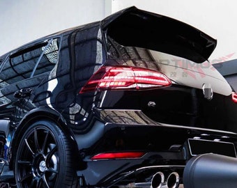 Volkswagen VW Golf 7 MK7 7.5 GTI R e-golf Tsi Spoiler 2014-2021 ABS plastic rear roof Trunk spoiler Wing extension - osir style