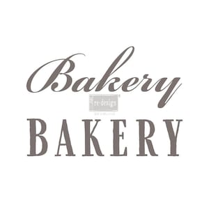 Redesign Dekor Transfers Frische Bäckerei 29 &quot;x 21&quot; Möbel Abziehbilder Rub-On-Transfers für Möbel Möbel Abziehbilder Möbeltransfers