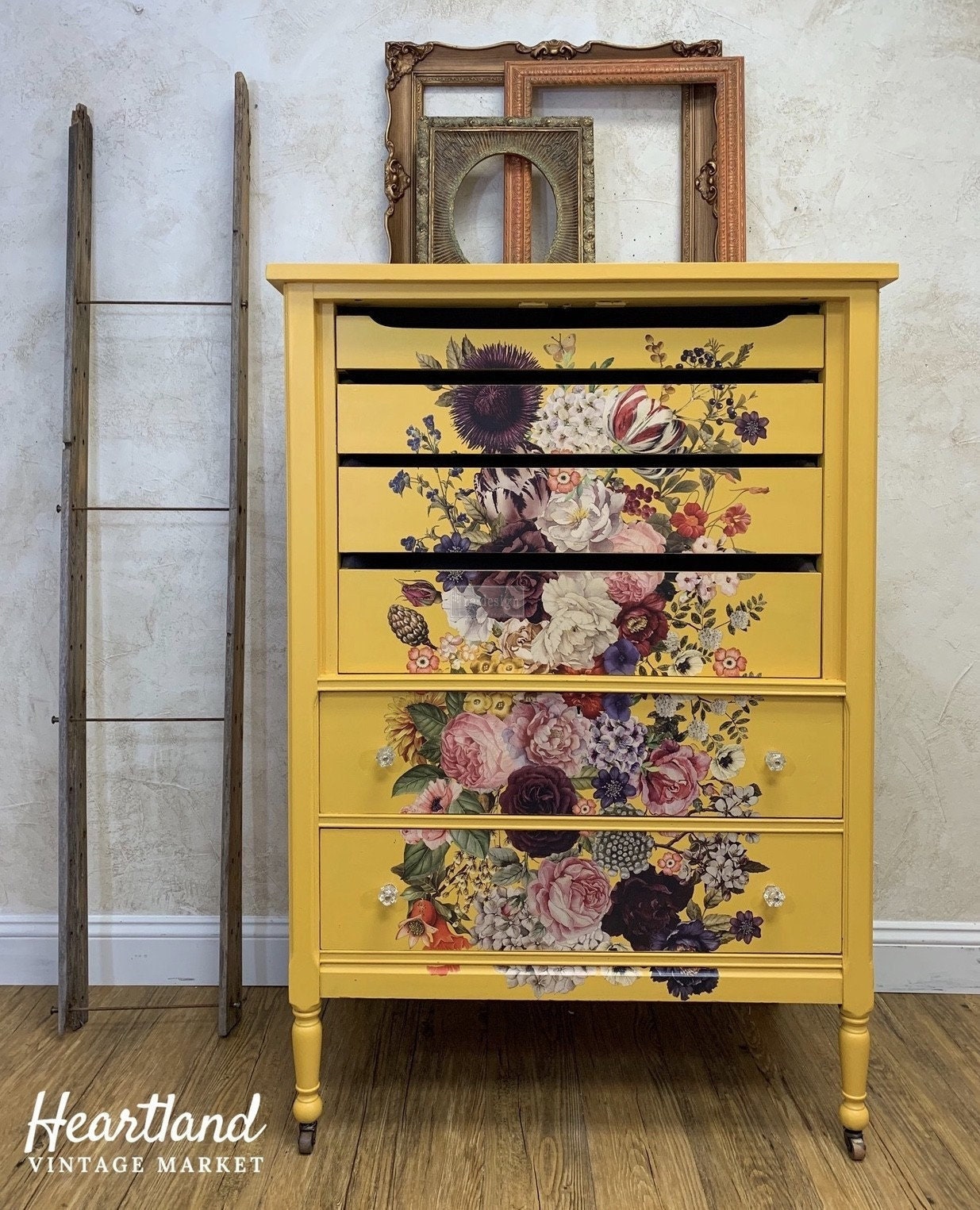 Redesign With Prima Decor Transfers Wondrous Floral 22x34 Rub on ...