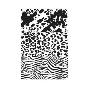 Rub On Transfers ANIMAL PATTERNS | ReDesign Prima Safari Decor Furniture Decals (3 sheets, 6x12 Each)